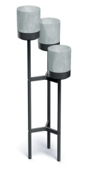 Stojan Prosperplast na kvety Bloomie Stand siv 42 cm